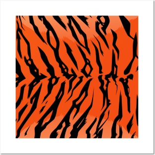 Tiger Pattern Animal Posters and Art